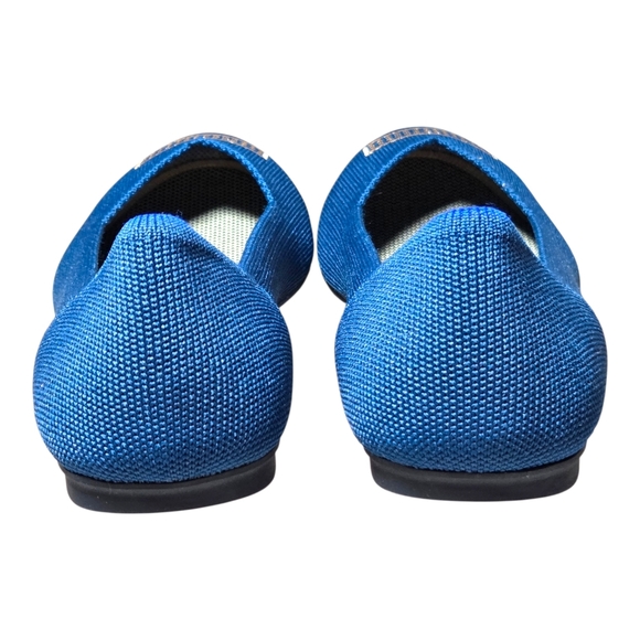 Rothy’s The Flat Polar Blue Knit Ballet Flats Sustainable Blue Size 9 NIB - Picture 6 of 12